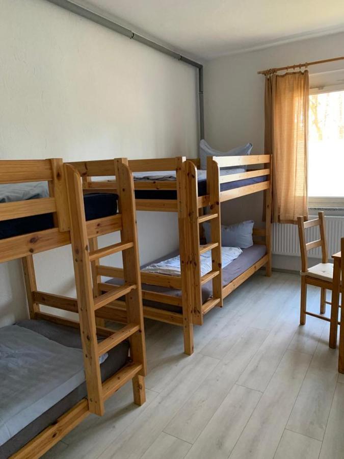 Hotel Tauchbasis Stechlin Esterno foto